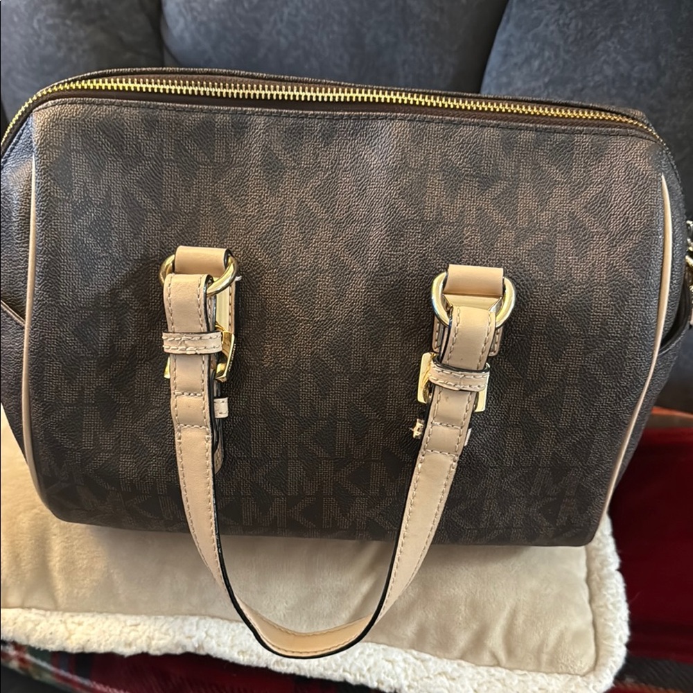 Michael Kors Brown and Tan Women's Bag
